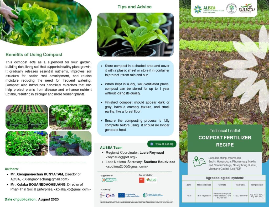 Technical Leaflet: Compost Fertilizer Recipe