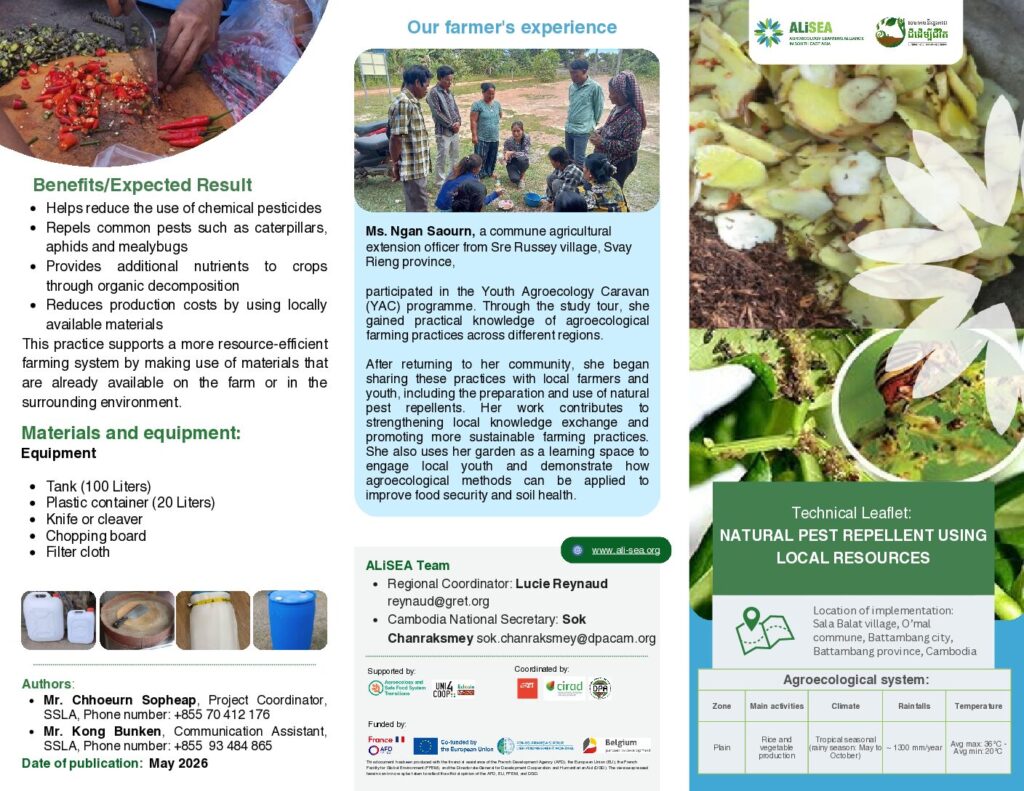 Natural Pest Repellent Using Local Resources